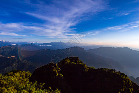 桂林山水夜色背景