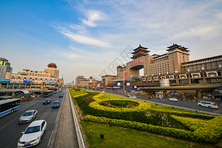 北京西站背景图片