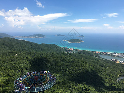 俯瞰鸟巢亚龙湾鸟巢背景