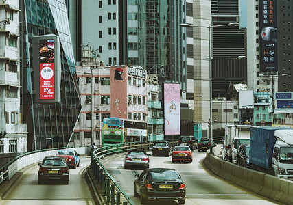 香港街头背景图片