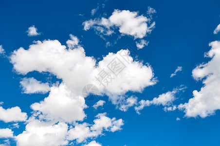 蓝天白云天空素材背景图片
