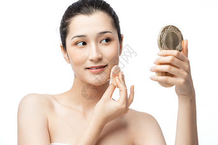 女性化妆背景图片