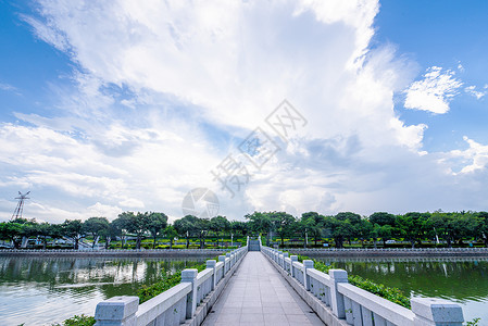 厦门筼筜湖公园背景图片