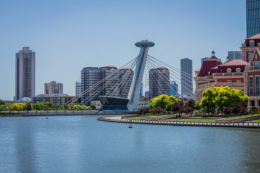 天津风景津湾广场图片