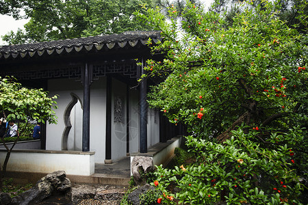 中式建筑亭子高清图片