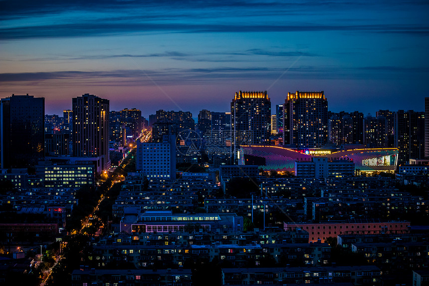 城市夜景图片