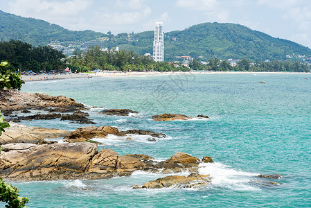 热带海岛背景图片