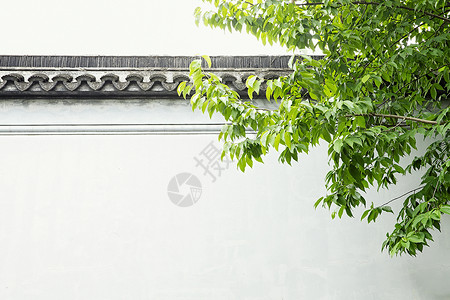 苏州中式古建筑背景图片