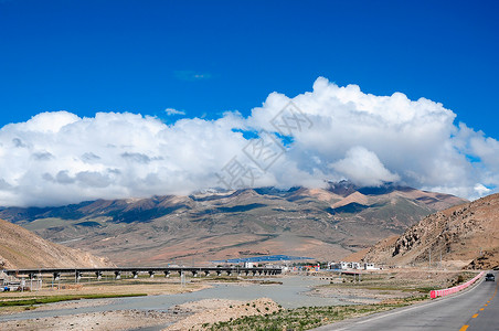 青藏高原背景图片