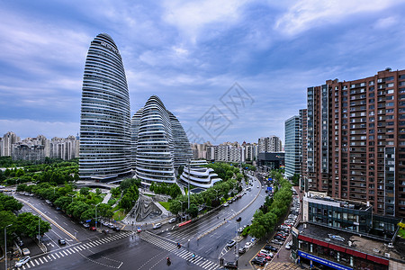 北京望京SOHO高清图片