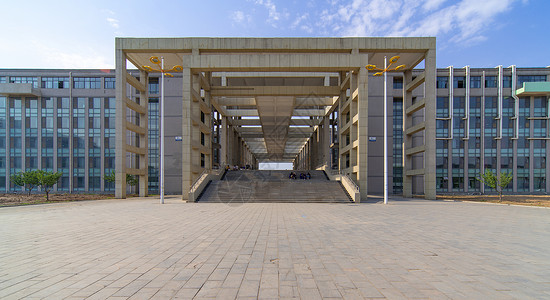 河北科技大学教学楼背景图片