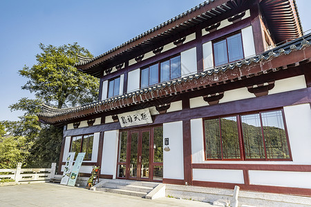 中式建筑背景图片