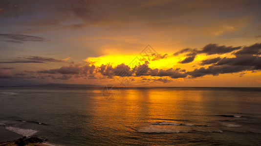 曼海蒂安达曼海黄昏背景