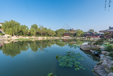 华清池风景西安华清宫背景