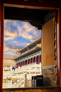 北京紫禁城宫门宫殿高清图片