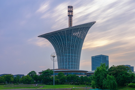 中国光谷地标太阳能建筑背景