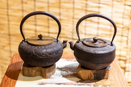 铜艺茶壶背景