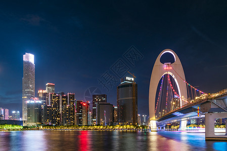 广州城市夜色实拍高清图片素材