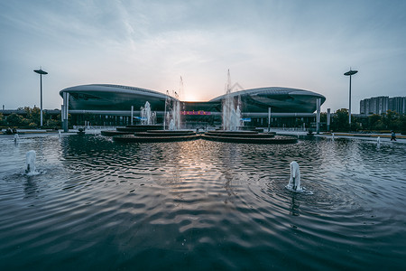 天鹅设计素材南京大剧院背景