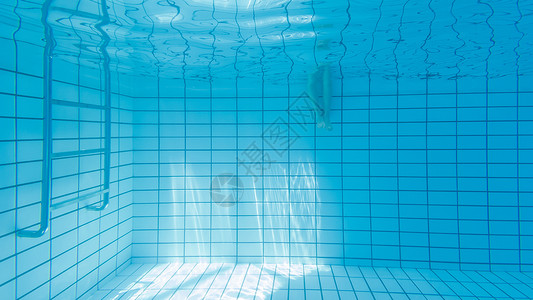 泳池水下水底水下高清图片