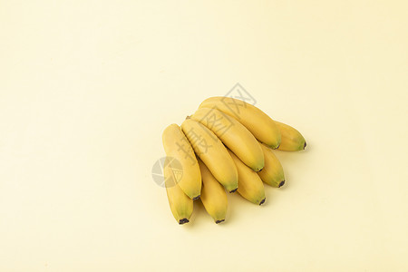 新鲜帝皇蕉水果背景高清图片