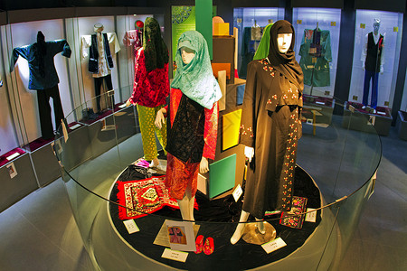 民族服饰展纺织博物馆高清图片