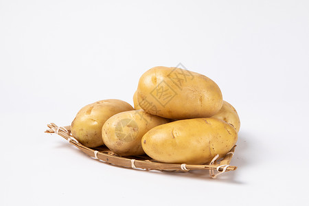 土豆新鲜焗土豆高清图片
