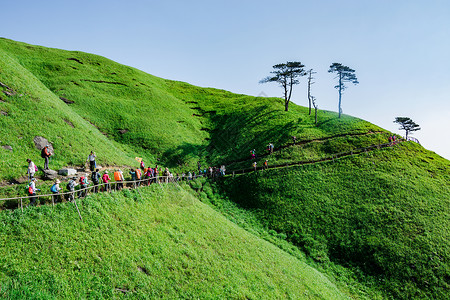 江西武功山风景图片