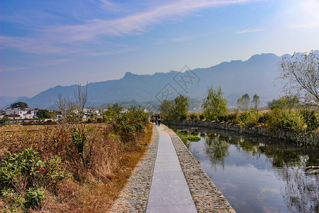 乡巴佬田园风光背景