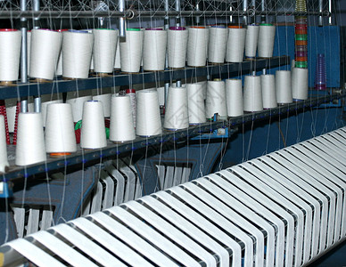 纺织车间工厂染整高清图片