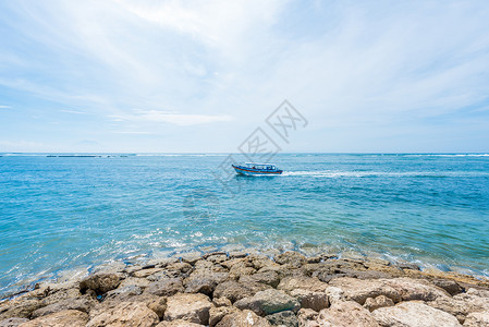 印尼巴厘岛库塔海滩背景