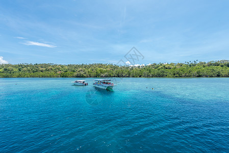 印尼海岛美娜多风光背景图片