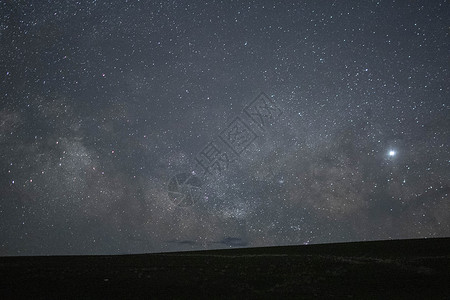 星空星野银河木星背景