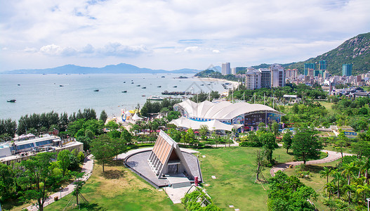 广东省惠州市巽寮湾景区海边风光背景图片