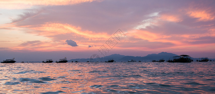 广东省惠州市巽寮湾景区海边风光背景图片