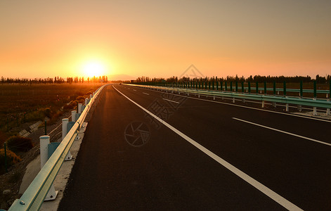 公路马路风景风光高清图片素材