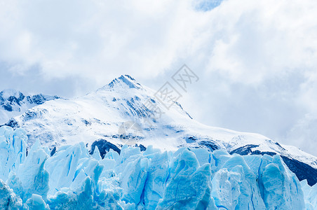 冰在融化极地冰川雪山背景