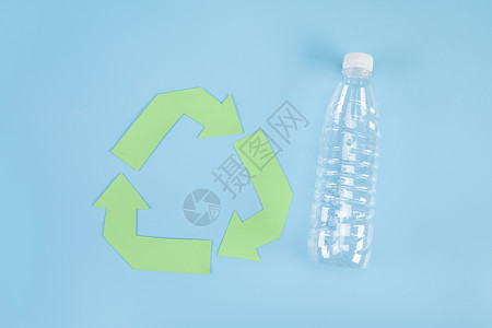 氮循环回收垃圾背景