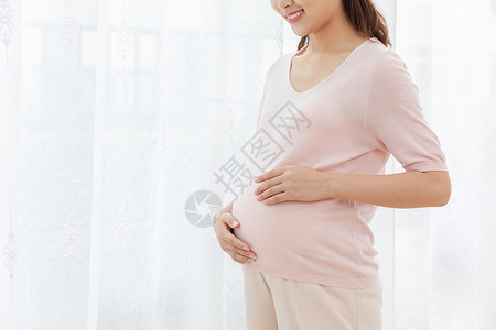 居家孕妇背景图片
