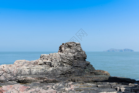 摩天岭威海荣成海滨风光背景