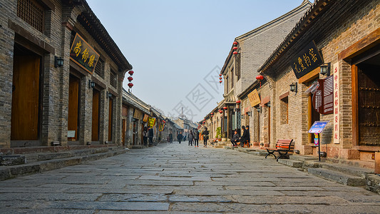 河南许昌神垕古镇风光背景