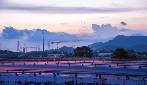 夕阳美景图片