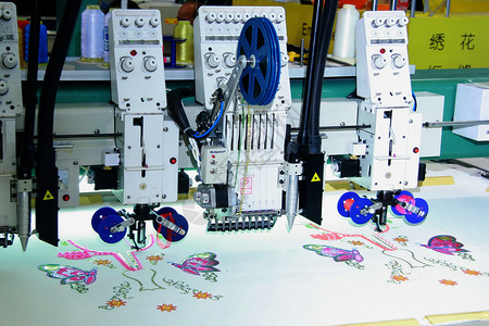 刺绣机械机械技术高清图片