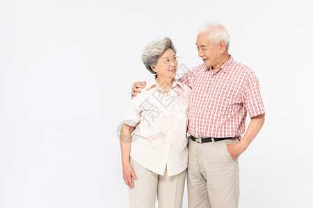 老年夫妻形象高清图片