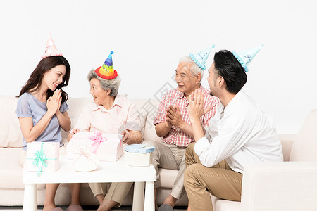 家庭生日聚会背景图片
