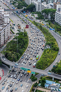 深圳罗湖区道路交通背景图片