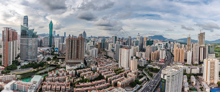 深圳市罗湖区城市风光背景图片