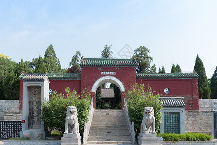 河南安阳羑里城背景