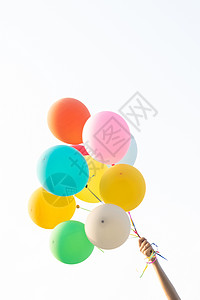彩色气球图片