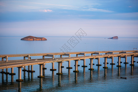 海中的桥海中桥背景